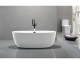 Cada de Baie Ovala Freestanding Egg 160, Acril, 80x160x58 cm, Alb