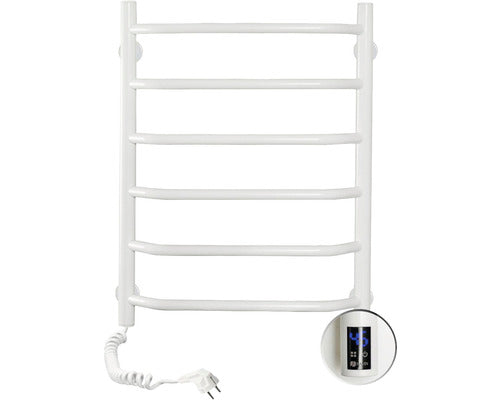 Radiator Baie Electric, Navin Blues 480x600 Mm 72w Termostat Cu Touch, Conexiune Stanga, Alb