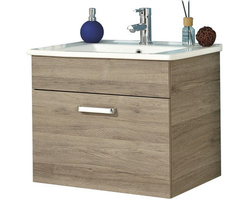 Baza Lavoar Suspendata, Pelipal Offenbach, 74 cm, Stejar