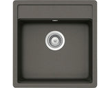 Chiuveta Bucatarie Cu O Cuva Schock Nemo N-100s 49x51 Cm, Fara Picurator, Cristalite Asphalt