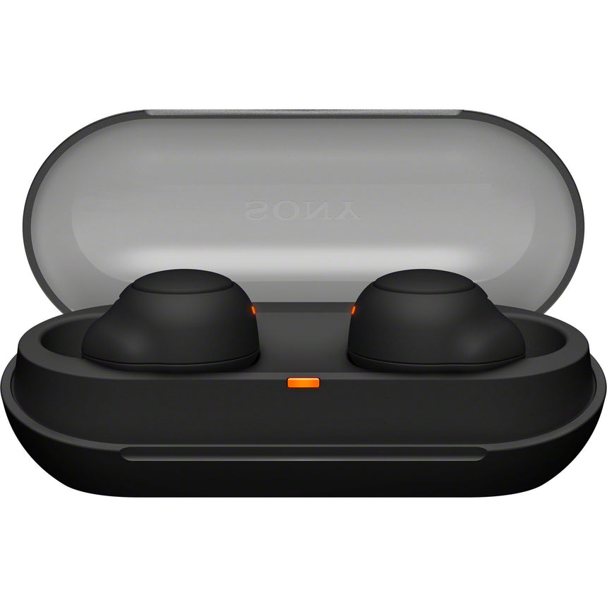 Casti In-Ear Sony WFC500B, True Wireless, Microfon, Bluetooth, IPX4, Autonomie 10 ore, Negru