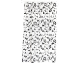 Perdea De Dus Stylissimo 180x200 Cm Textil Alb/negru
