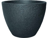 Ghiveci Geli Stone, Plastic, Ø 50 Cm, Antracit