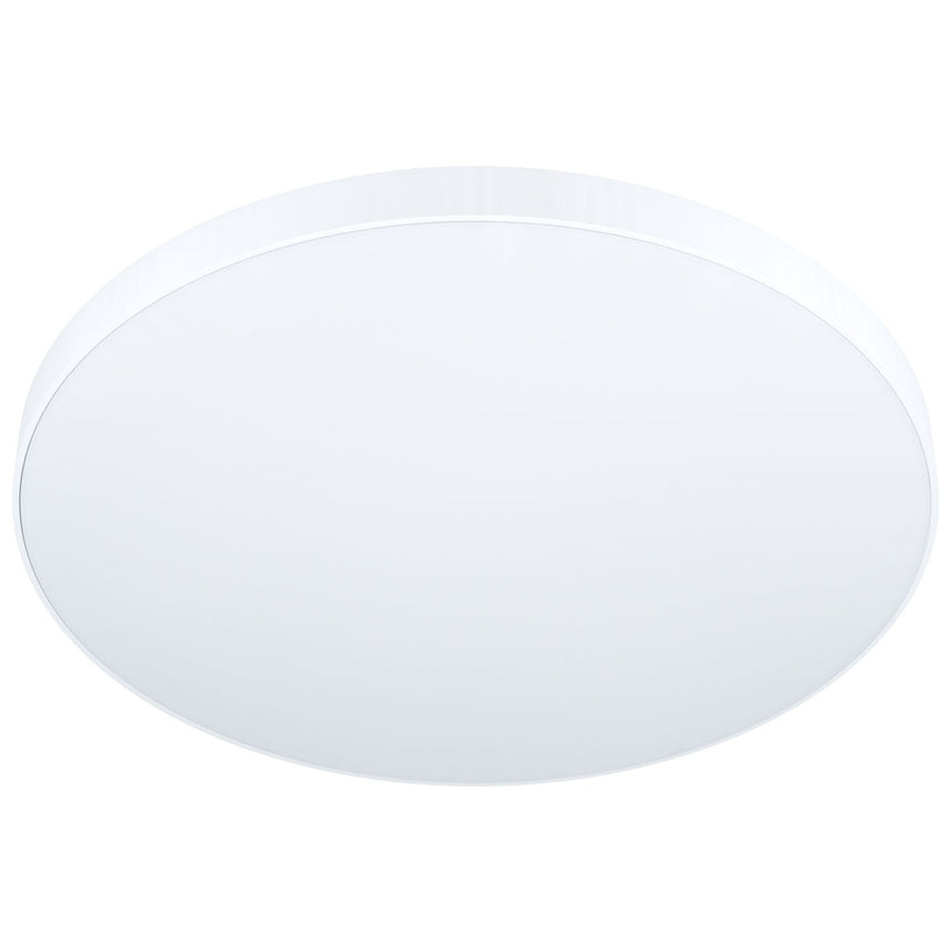 Plafoniera dimabila ZUBIETA-A, EGLO, LED, 36W, 3700 lm, lumina rece, neutra, calda, otel, plastic, alb, 59.5 cm diametru, telecomanda inclusa