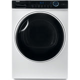 Uscator de rufe Haier HD100-A2979-S, Pompa de caldura, 10 kg, Clasa A++, Dry Sensor, iRefresh, iTime, Full Time Reverse, Pillow Drum, Drum light, Alb