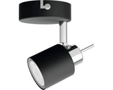 Spot Aplicat Meranti Gu10 Max. 1x35w, Metal/negru