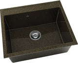 Chiuveta Bucatarie Cu O Cuva Fat Avangard 227 60x51 Cm, Fara Picurator, Granixit Brownie