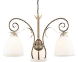 Candelabru Nobile E27 Max. 3x40w, Maro Antic