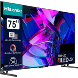 Televizor, Hisense, 75U7KQ, Smart Mini-LED ULED, 190 cm, 4K Ultra HD, Negru