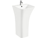 Lavoar Freestanding Rectangular, 44,5x42,5 cm, Alb Lucios, P325