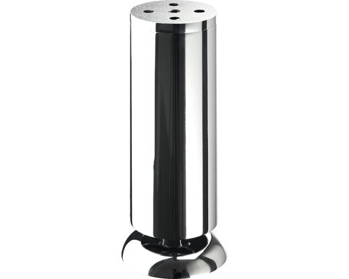 Picior Mobila Rotund Hettich Salinio & Salinia Ø50x(150-160) Mm, Inaltime Reglabila, Otel Cromat