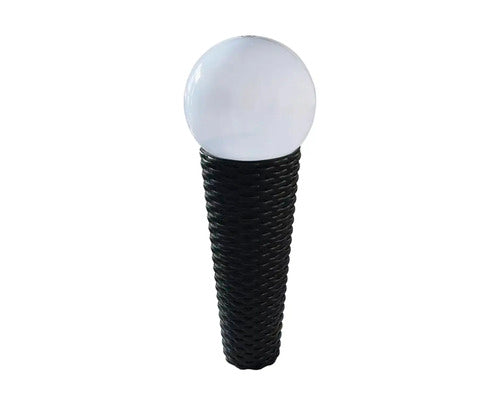 Lampa Solara Flink Glob 3 Lumeni 6000k, Senzor Crepuscular, Cu Stalp