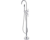 Baterie cada freestanding cu monocomanda Sanotechnik Roma cu para si furtun dus crom