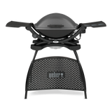 Gratar electric Weber Q 2400, 2200W, cu stativ, 54x39 cm, Antracit