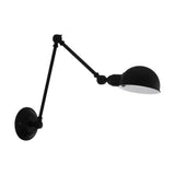 Aplica vintage EXMOOR, EGLO, E27, 1x28W, otel, alb, negru, 94 x 42 x 14.5 cm
