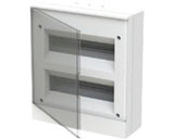 Tablou electric (cofret) ABB 1SZR004002A2207, aparent, usa transparenta, 24 module, gri