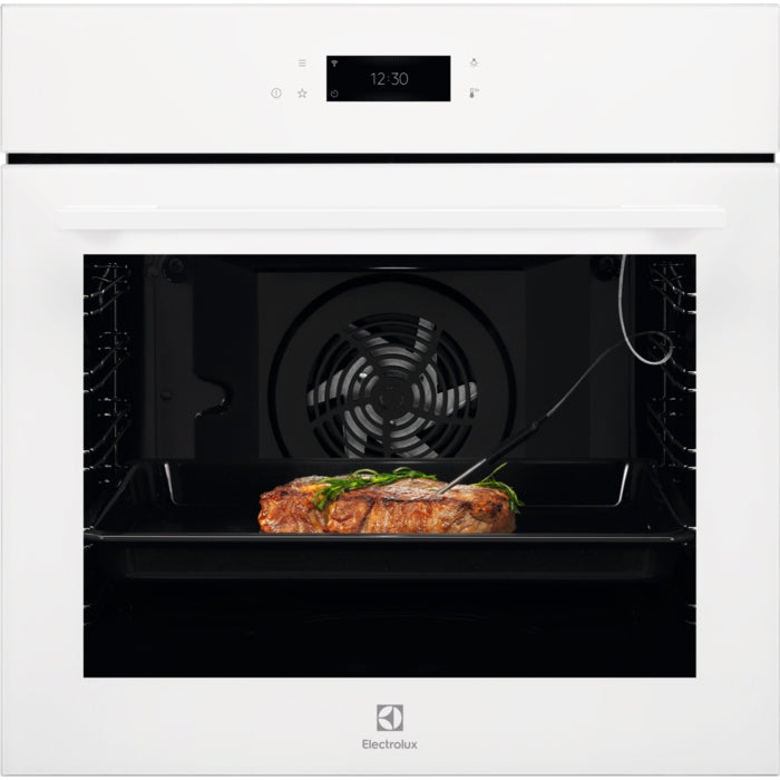 Cuptor incorporabil Electrolux EOE8P39WV, Electric, 72 l, Autocuratare pirolitica, Control touch, AssistedCooking, Conectivitate WiFi, Clasa A+, Alb