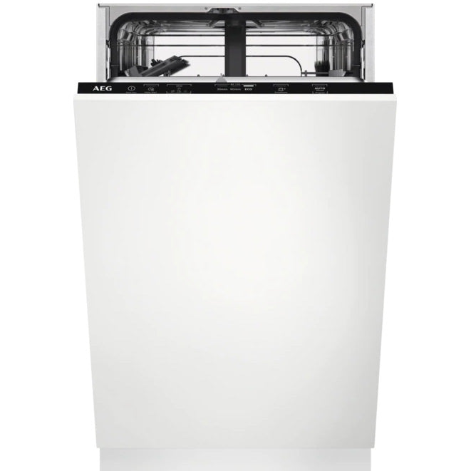 Masina de spalat vase incorporabila AEG FSE31407Z, 9 seturi, 5 programe, Clasa F, Motor Inverter, Air Dry, QuickSelect, 45 cm