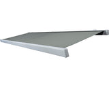 Copertina Retractabila Casetata Quadra 5x3 m Motorizata si iluminare LED Gri Uni