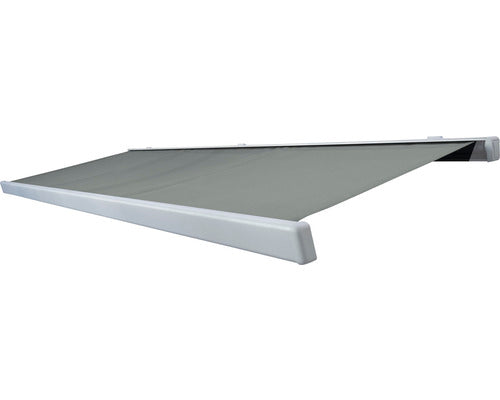 Copertina Retractabila Casetata Quadra 5x3 m Motorizata si iluminare LED Gri Uni