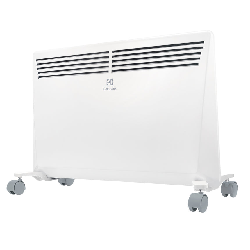 Convector electric de podea Electrolux ECH/ECN-1000 M, 1000 W, Afisaj LED, Termostat electronic, Anti-inghet, Control lateral, 2 trepte de putere, Termostat de siguranta, Protectie la supraincalzire - cu protectie la umezeala, Alb