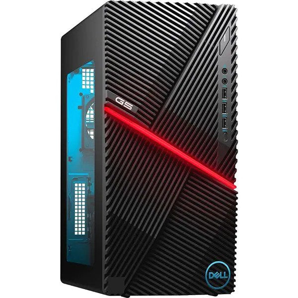 Desktop Gaming DELL G5 5000, Intel Core i7-10700F pana la 4.8GHz, 16GB, SSD 1TB, NVIDIA GeForce GTX 1660 Ti 6GB, Windows 10 Home, Negru