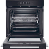 Cuptor incorporabil Haier H6 ID46G3YTB, Electric, Autocuratare pirolitica si hidrolitica, 78 l, Clasa A++, Wi-Fi, negru
