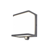 Aplica de exterior, Lutec, Aluminiu, Lumina LED, Gri