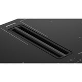 Plita Incorporabila cu Hota Integrata GRUNDIG GIEH634480P, Inductie, 4 Arzatoare, Touch Control, Negru