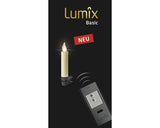 Set 10 Lumanari Led Pentru Brad Craciun Krinner Lumix Basic Mini Alb Cald