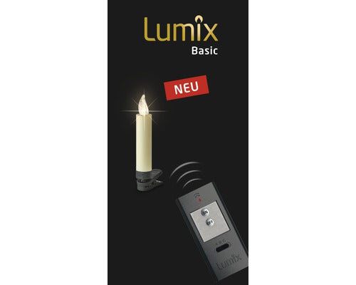 Set 10 Lumanari Led Pentru Brad Craciun Krinner Lumix Basic Mini Alb Cald