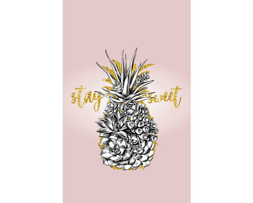 Tablou Canvas Pt6073 Stay Sweet Pineapple 60x60 Cm