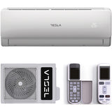 Aparat de aer conditionat Tesla 12000 BTU, Clasa A++, Functie incalzire, Functie Turbo, I Feel, Functie Antifungica, Autocuratare, Timer, Filtru lavabil, Carcasa anti-rugina, Inverter, R32, Kit instalare, TA36FFLL-1232IAPC