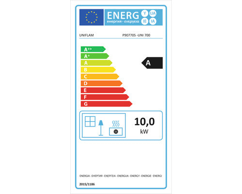 Focar Semineu Uni700 Standard Cu Clapeta 10 Kw