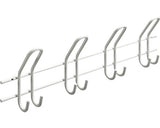 Cuier De Perete Cu 4x3 Carlige Hettich Classic 575x165x75 Mm, Otel Alb