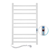 Calorifer baie electric portprosop Navin Clasic Quadro 500x800, termostat digital conexiune stanga