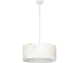 Pendul Bucamaranga, Textil Alb/Auriu
