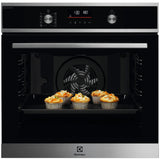 Cuptor incorporabil Electrolux EOD6P66X, Electric, 72 l, Autocuratare pirolitica, SteamBake, Grill, Timer cu display electronic, Clasa A+, Inox antiamprenta