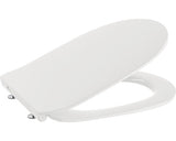 Capac WC Roca Gap Round duroplast, inchidere lenta, alb 44,9x35,7 cm