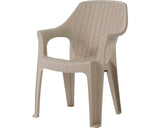Scaun Plastic Babel 61x85x65 Cm Capuccino