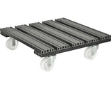 Suport Rulant Pentru Plante, Wpc 38, 5x38, 5 Cm, Antracit, Capacitate Portanta 150 Kg