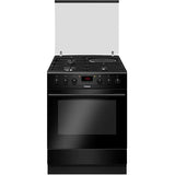 Aragaz HANSA FCMS68249, 4 arzatoare, 60 cm, Negru