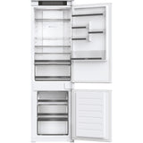 Combina frigorifica incorporabila Haier HBW5518E, 248 l, Clasa E, Total No Frost, Air surround, Compresor Inverter, WiFi, H 177 cm, Alb