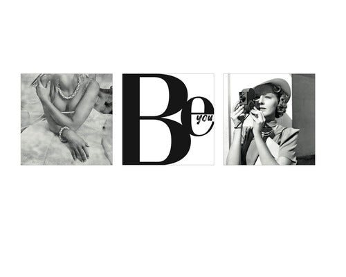 Tablou Canvas Be You 3x 50x50 Cm