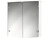 Dulap baie cu oglinda Jokey Joba, iluminare LED, PAL, 63x68 cm, alb, IP 20