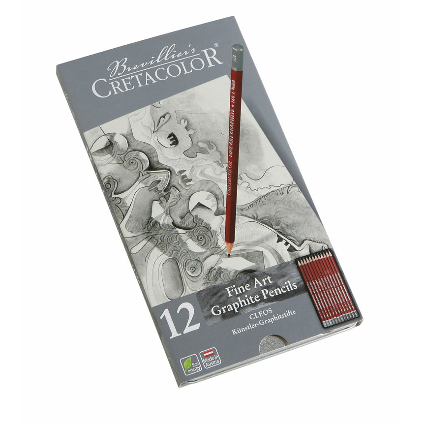 Set de creioane, Creatcolor, 12 piese, 2H, F, HB-9B
