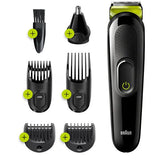 Aparat de tuns multifunctional BRAUN MGK3221, Acumulator, 50 min Autonomie, Negru