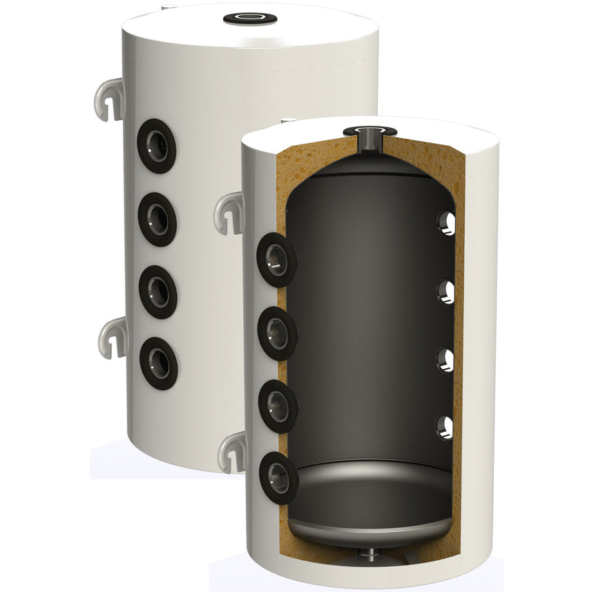 Rezervor de acumulare Puffer pentru pompe de caldura Sunsystem PSM 80 litri