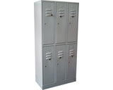 Vestiar Metalic Cu 6 Cusete Fam Md109 890x450x1800 Mm