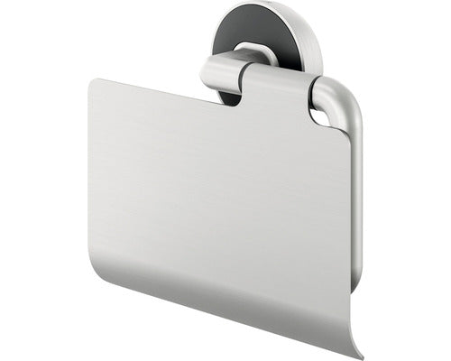 Suport Pentru Role De Hartie Igienica Tiger Cooper Inox/negru, Cu Aparatoare